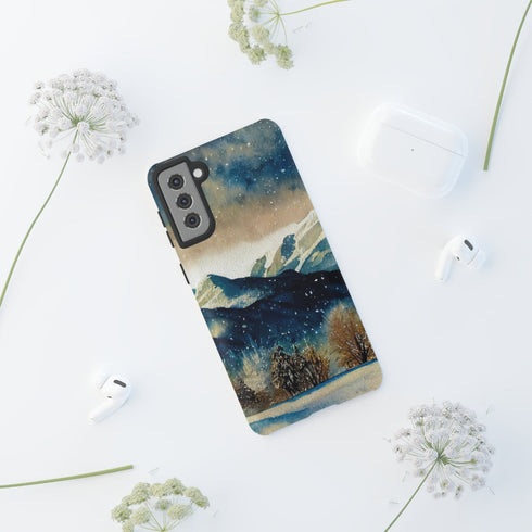 Snowy Colorado Rocky Mountains - Impact Resistant Phone Case